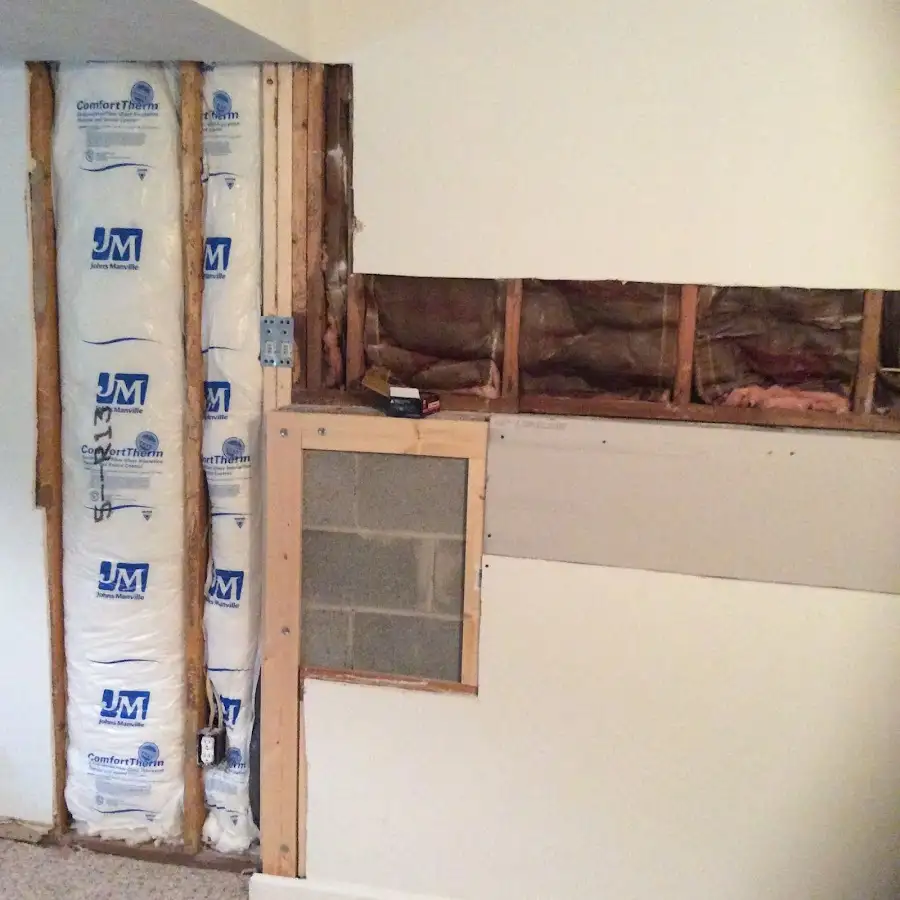 Wall insulation replacement during Structural Drying in Chamblee